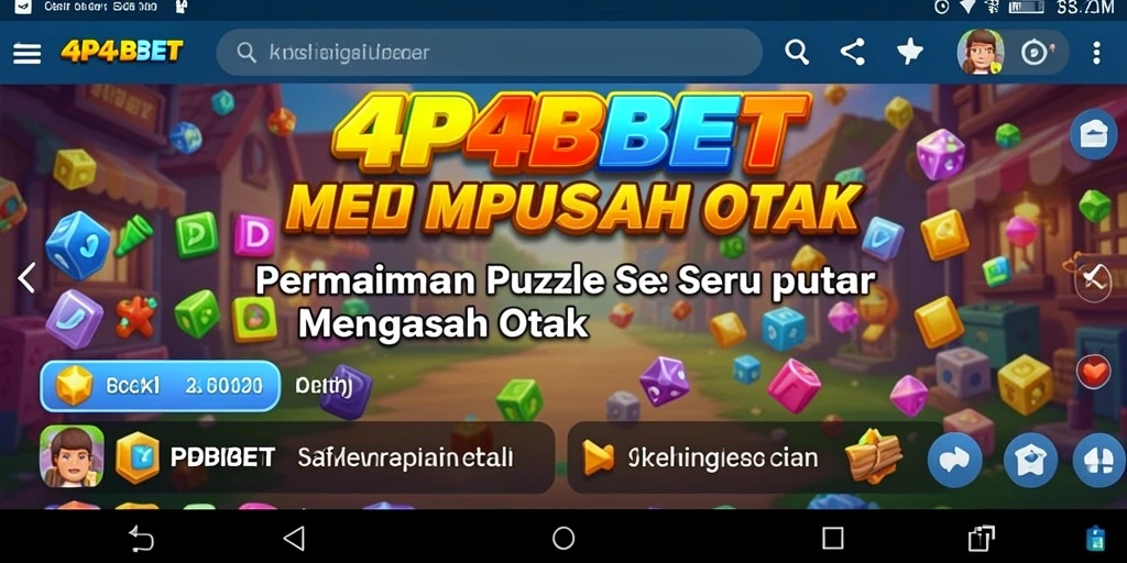Tampilan menarik dari gameplay 4P4PBET yang menantang.