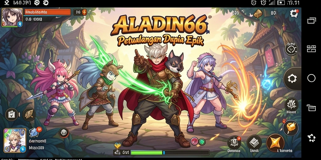 Gameplay seru ALADIN66 dengan karakter anime yang menarik.