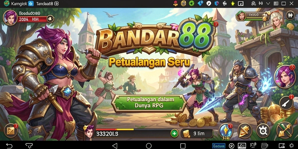 Tampilan gameplay seru dari BANDAR88 dengan pertarungan yang mendebarkan.
