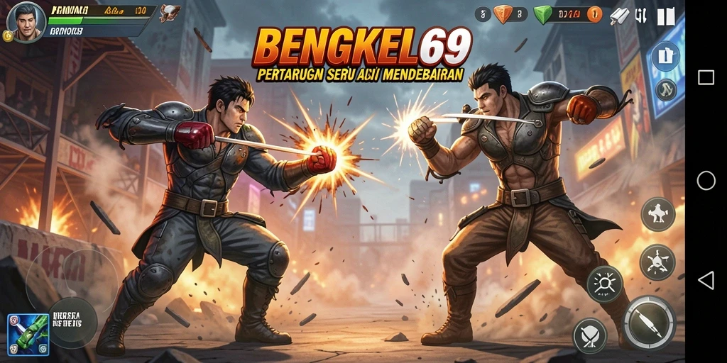 Tangkapan layar gameplay menampilkan aksi seru dan grafis mengesankan.