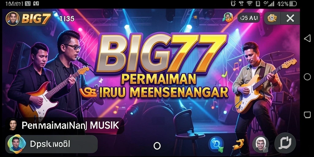 Tampilan gameplay seru dan interaktif di BIG77.