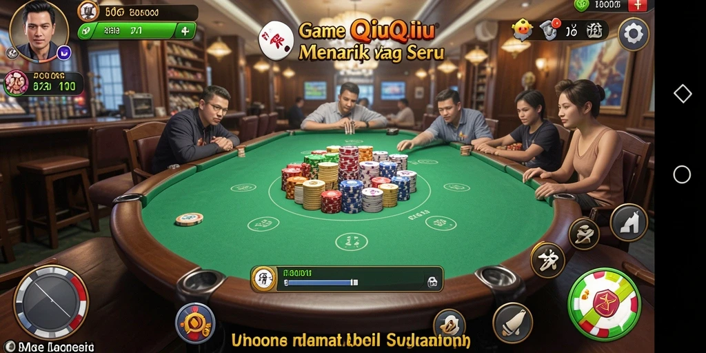 Screenshot gameplay D06 dengan aksi QiuQiu yang mendebarkan.