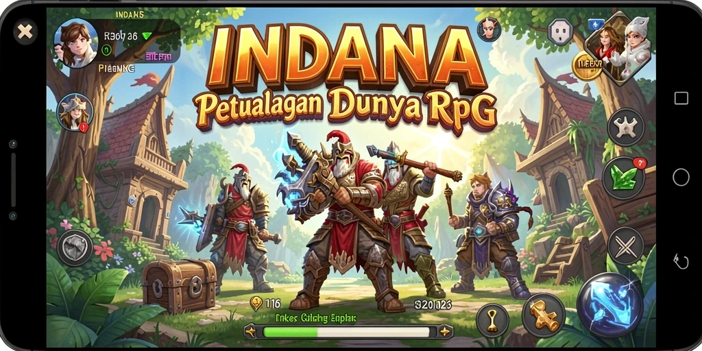 Gameplay seru dalam dunia RPG yang penuh tantangan.