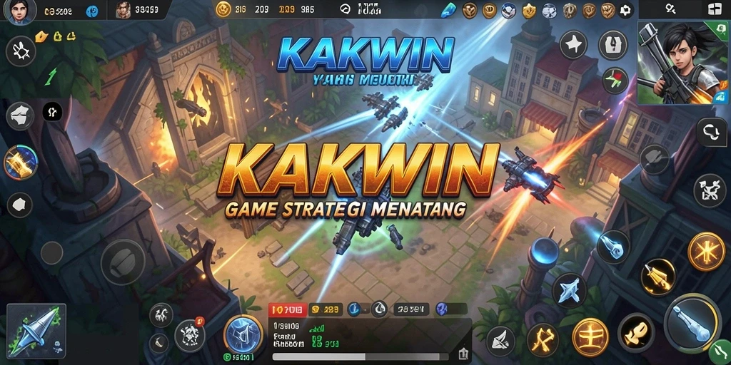 Tampilan gameplay menarik dari KAKWIN dengan aksi dan strategi.