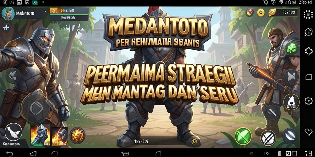 Screenshot MEDANTOTO menunjukkan aksi gameplay strategi yang dinamis dan menarik.