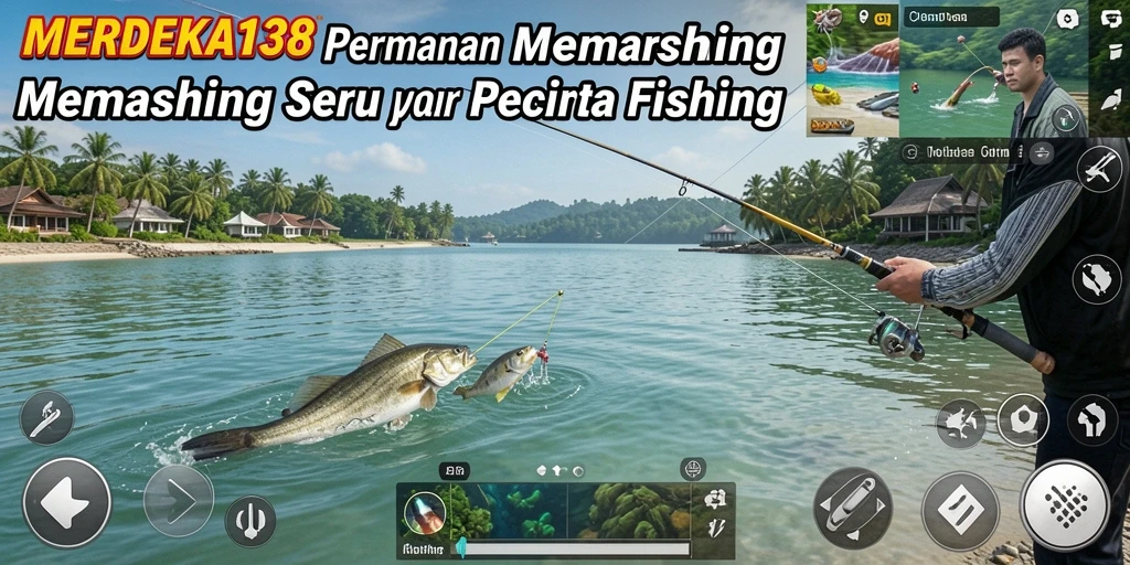 Gameplay menarik MERDEKA138 dengan pengalaman memancing yang seru.