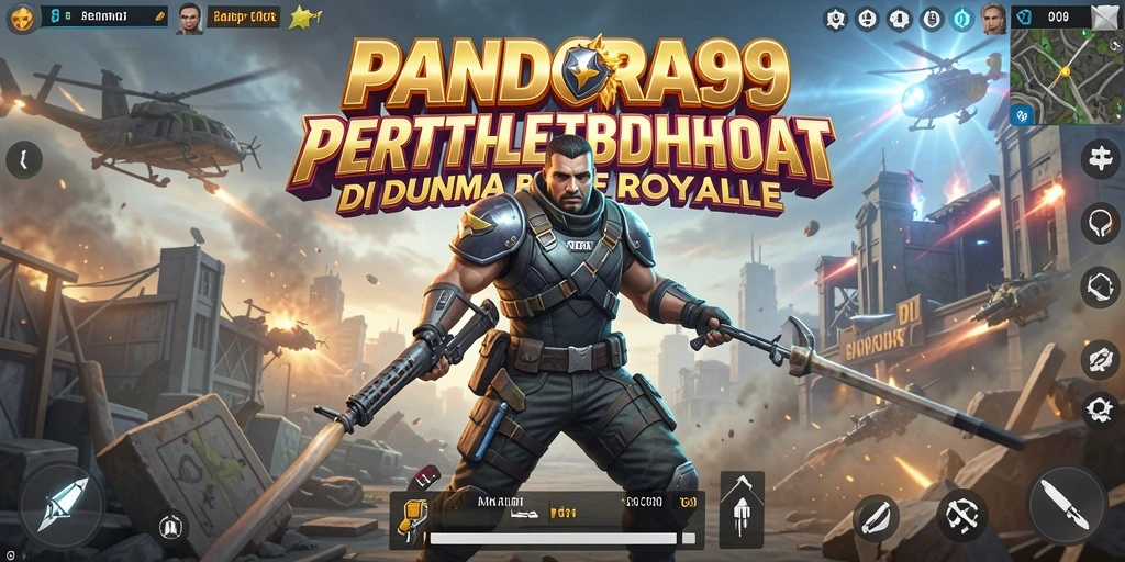 Tampilan gameplay PANDORA99 dengan aksi Battle Royale yang mendebarkan.