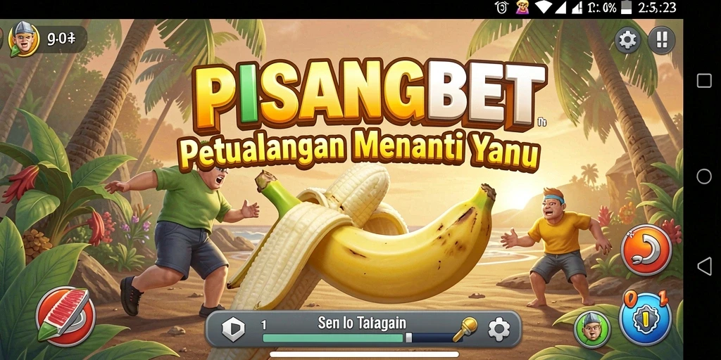 Tampilan gameplay menakjubkan dari PISANGBET dalam petualangan penuh warna.