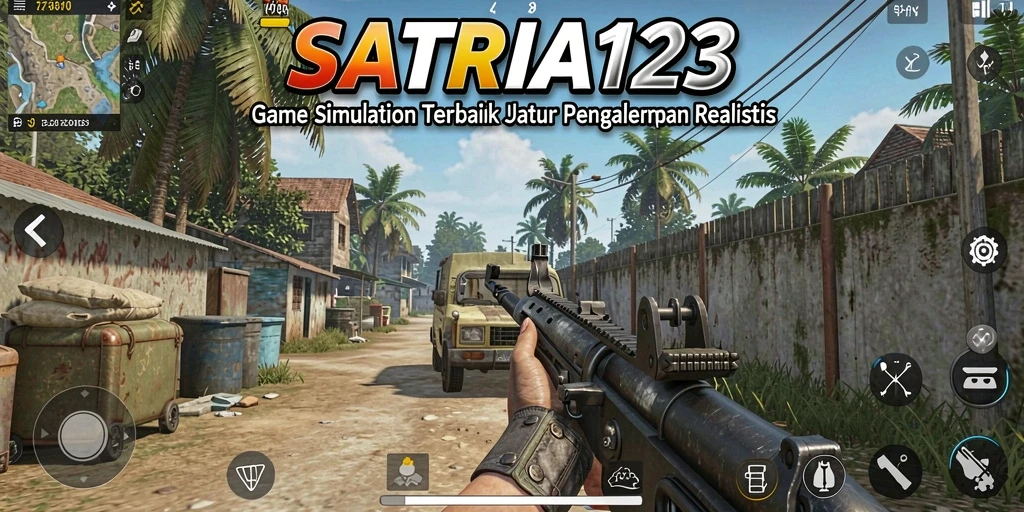 Screenshot utama SATRIA123 menampilkan gameplay Simulation yang menarik.